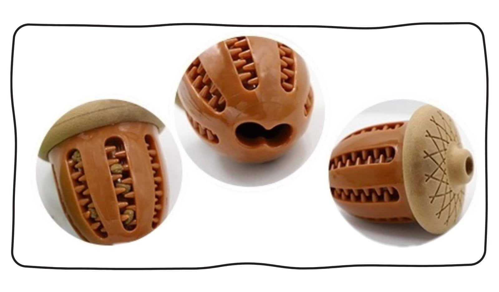耐咬玩具 | 天然橡果 5 bitemao natural acorn multi function toy