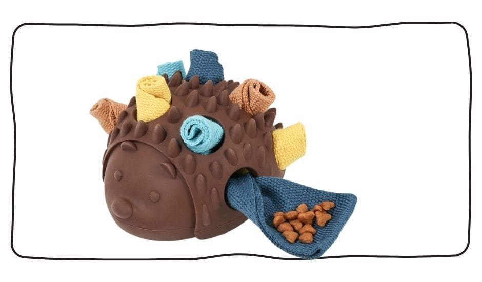 藏食耐咬|刺蝟寶箱 5 dog snuffle mat hunting training